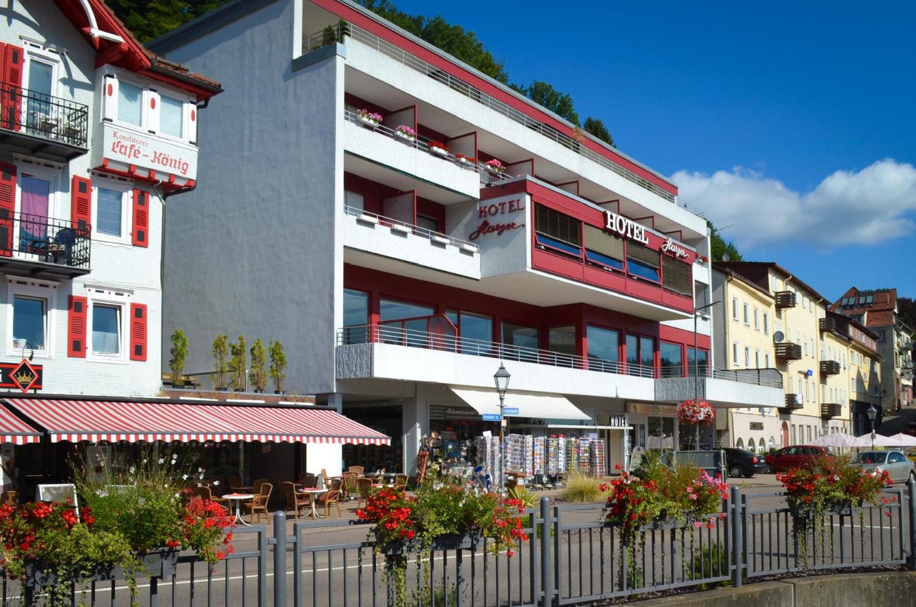 Hotel Harzer Am Kurpark Bad Herrenalb Exterior foto